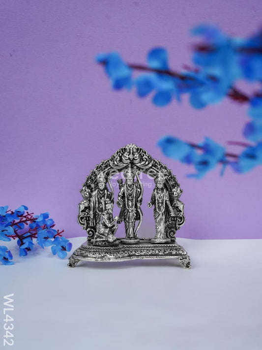 Brass Silver Antique Ram Darbar - WL4342