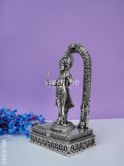 Brass Silver Antique Ram Lalla - WL4340