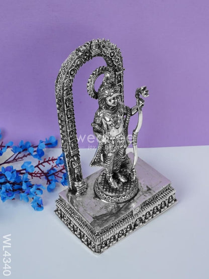 Brass Silver Antique Ram Lalla - WL4340