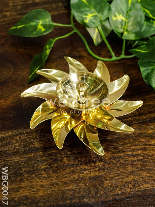Brass Sun Shaped Diya - WBG0047