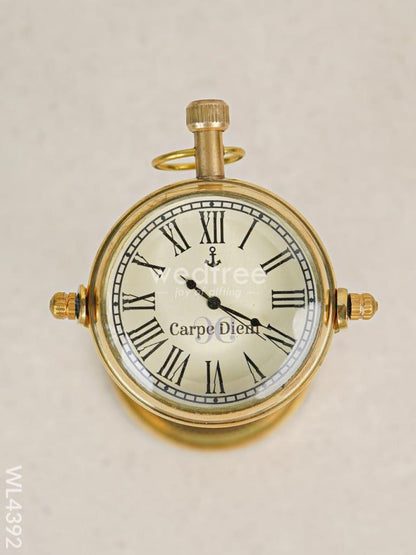 Brass Table Clock - WL4392