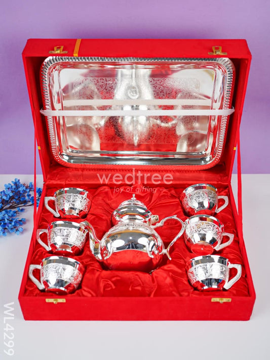 Brass Teapot and Cup Set - WL4299