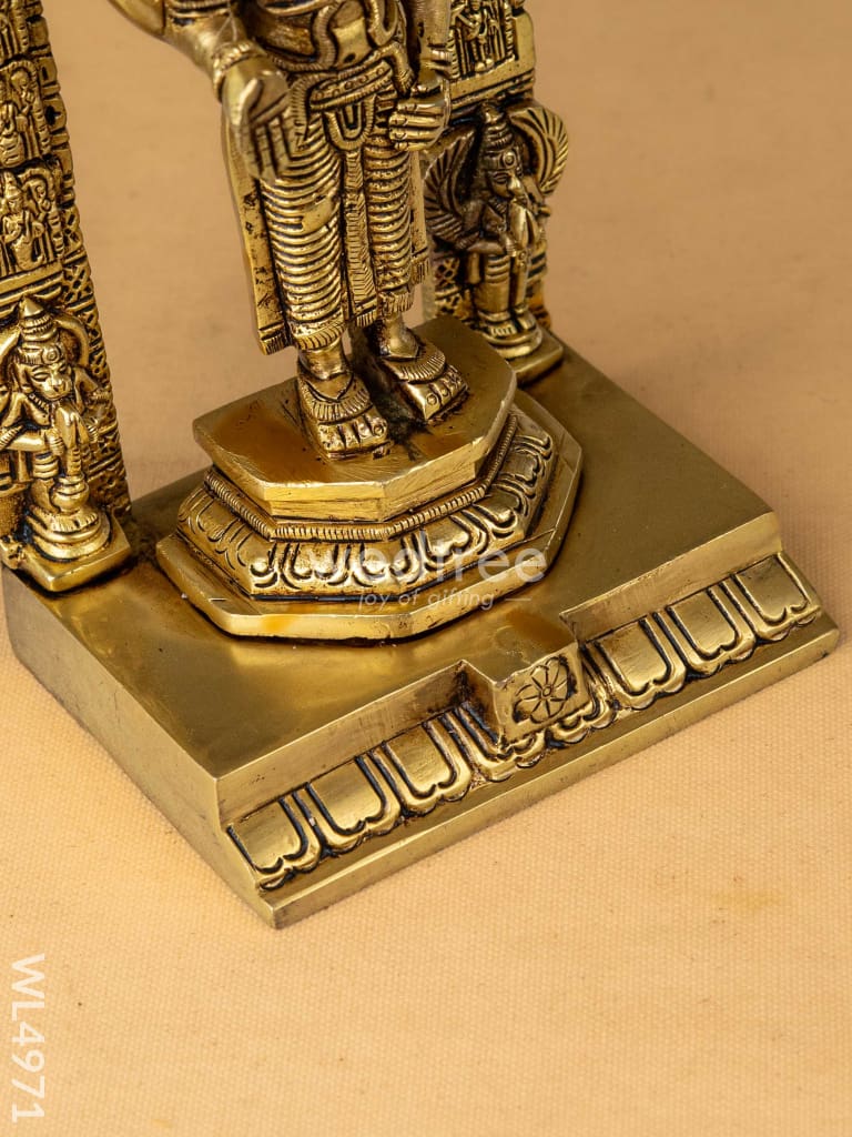 Brass Tirupathi Balaji Idol - 9 inch - WL4971