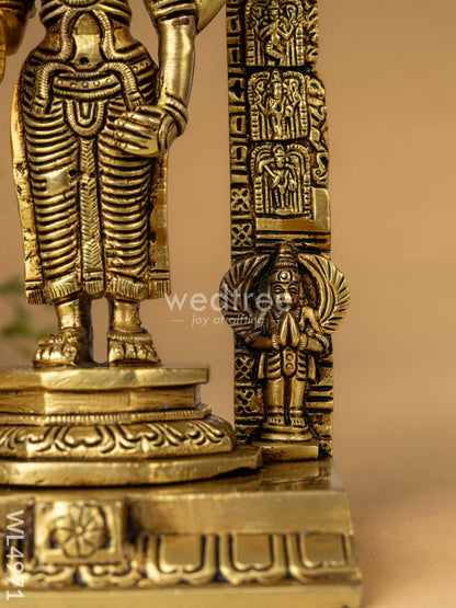 Brass Tirupathi Balaji Idol - 9 inch - WL4971