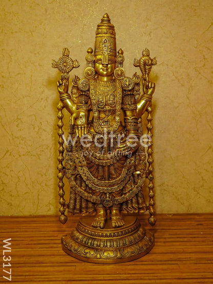 Brass Tirupati Balaji Figurine - WL3177