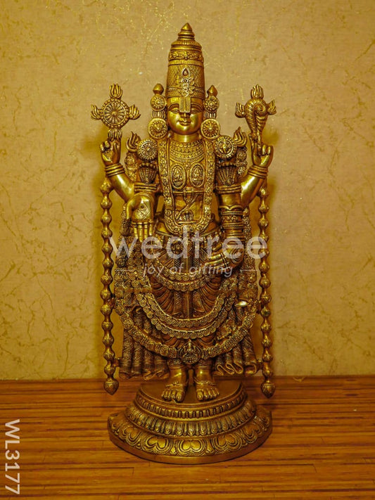 Brass Tirupati Balaji Figurine - WL3177