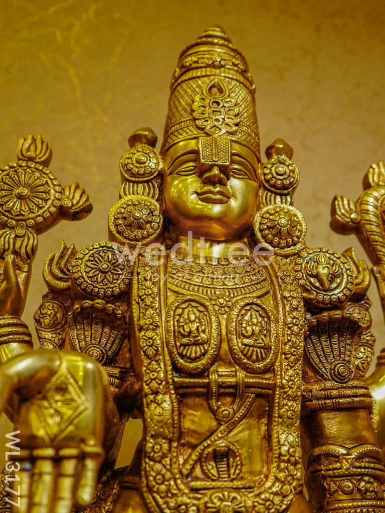 Brass Tirupati Balaji Figurine - WL3177