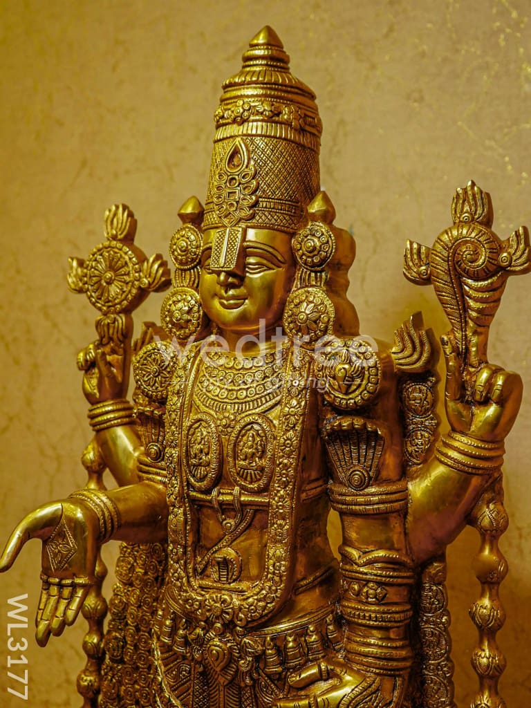 Brass Tirupati Balaji Figurine - WL3177