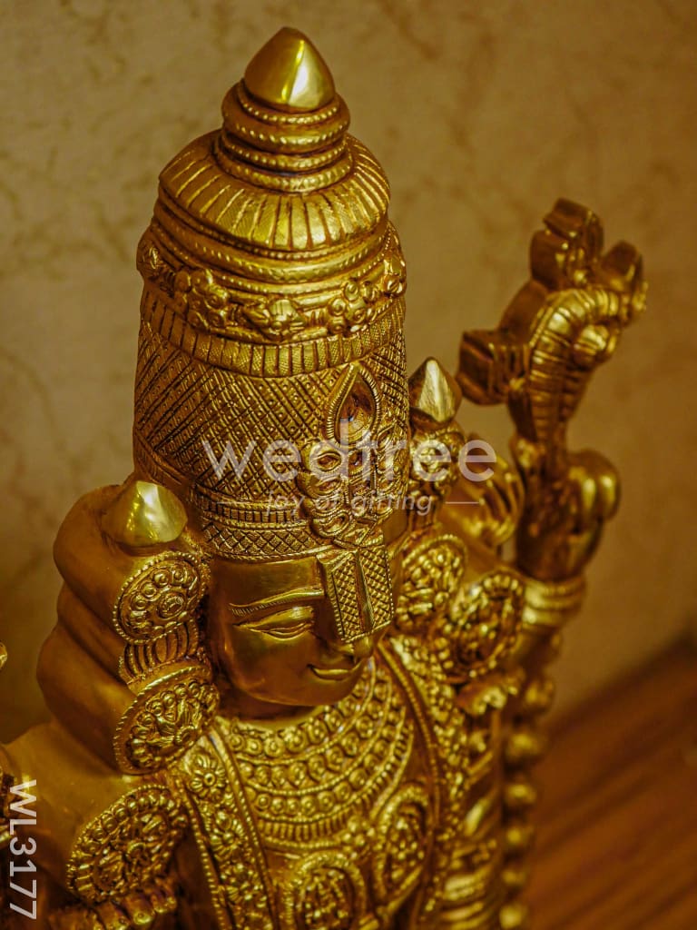 Brass Tirupati Balaji Figurine - WL3177