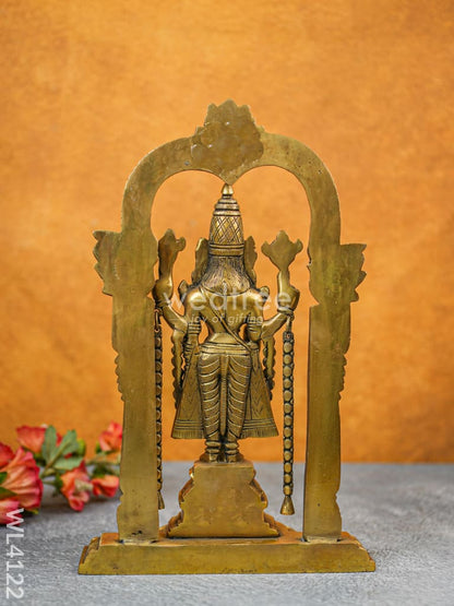 Brass Tirupati Balaji with Padmavathi Thayar - WL4122