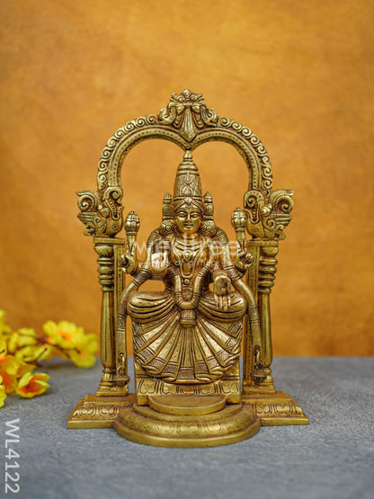 Brass Tirupati Balaji with Padmavathi Thayar - WL4122