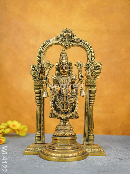 Brass Tirupati Balaji with Padmavathi Thayar - WL4122