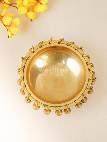 Brass Urli with Bells - WL4758
