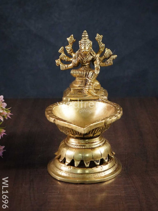 Brass Varahi Devi Diya - WL1696