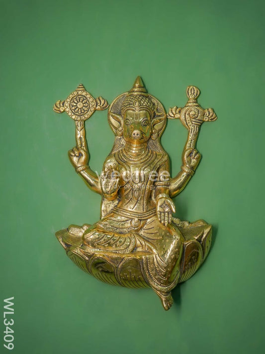 Brass Varahi Devi Wall Hanging - WL3409