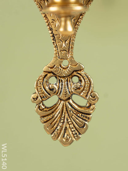 Brass Wall Hanging Ganesha - 13 inch - WL5140
