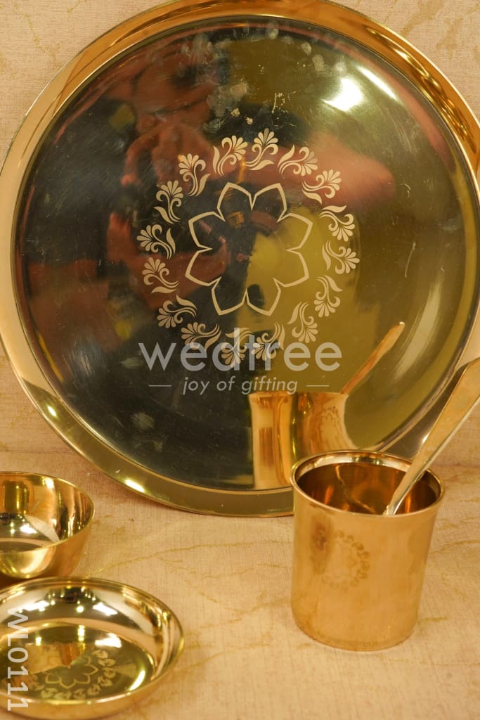 Bronze (Kansa) Thali set - WL0111