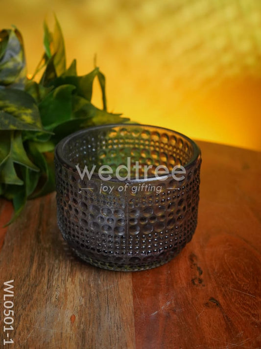 Bubble textured Votive (4 Inch) - WL0501