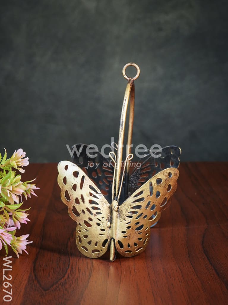 Butterfly Hanging T-Light Holder - WL2670