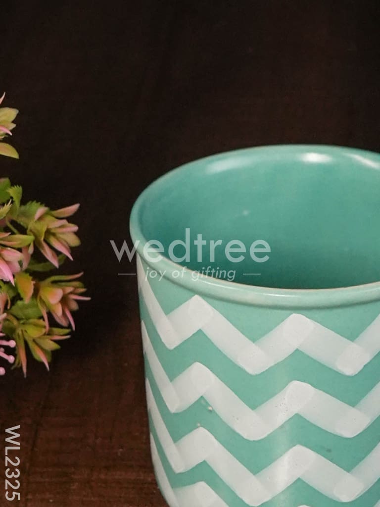 Ceramic Coffee Mug - Matte Sea Green - WL2325