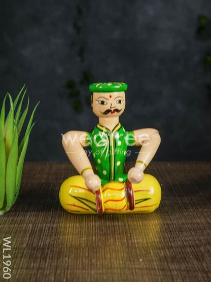 Channapatna Toys - Gents Music Set (Set of 3) - WL1960