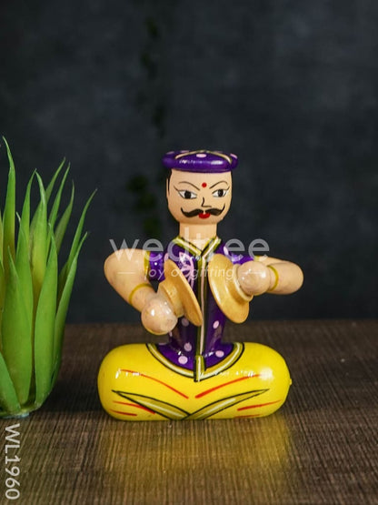Channapatna Toys - Gents Music Set (Set of 3) - WL1960