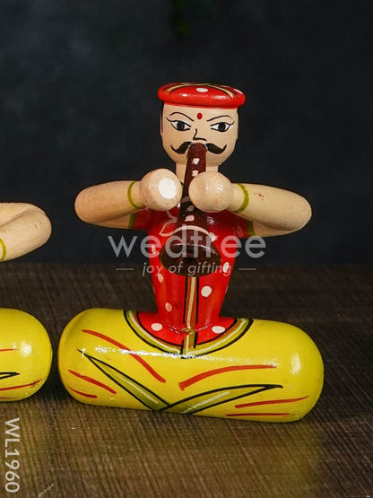 Channapatna Toys - Gents Music Set (Set of 3) - WL1960