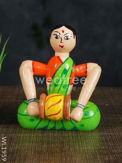 Channapatna Toys - Ladies Music Set (Set of 3) - WL1959