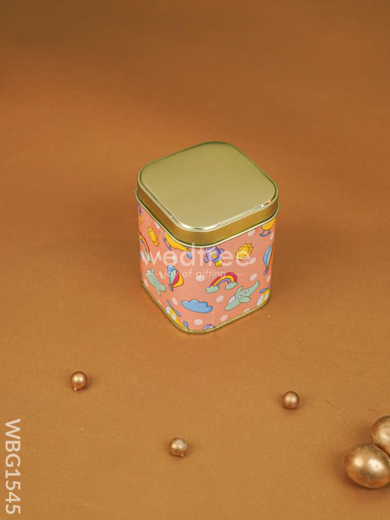 Colorful Kids Storage Tin Box - WBG1545