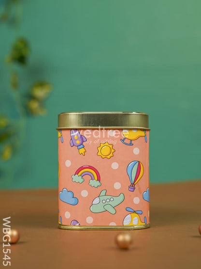 Colorful Kids Storage Tin Box - WBG1545