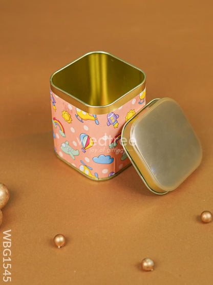 Colorful Kids Storage Tin Box - WBG1545