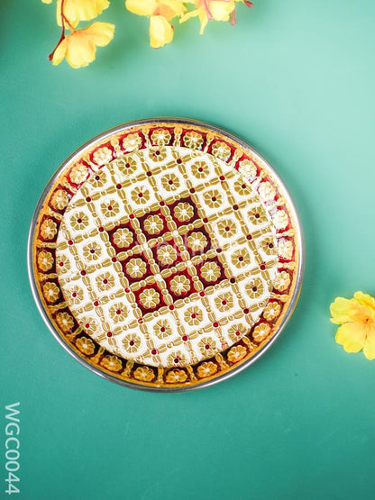 Combo - Bag & Meenakari Plate - WGC0044