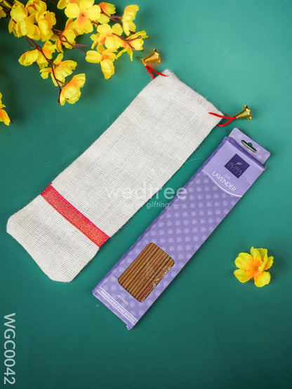 Combo - Jute Agarbatti Pouch and Stick - WGC0042