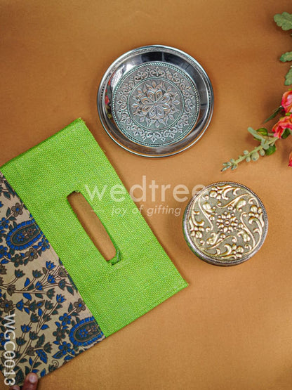 Combo - Poori Box with Plate in Jute Bag - WGC0013