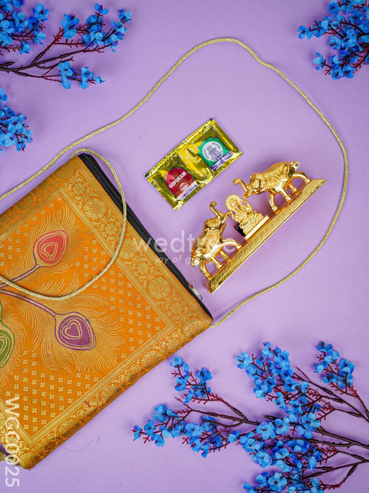 Combo - Sling Bag  & Elephant Double Kumkum holder - WGC0025