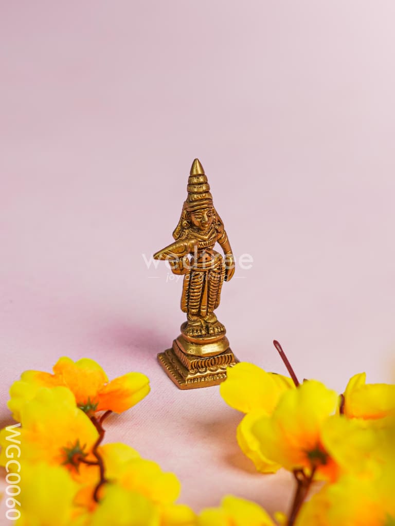 Combo with Bag, Brass Meenakshi, Brass Diya & Manjal Kumkum - WGC0060