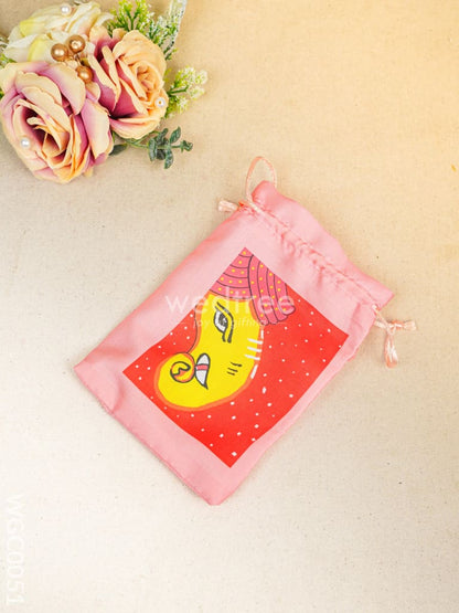 Combo with Brass Akhand Diya and String Bag - WGC0051