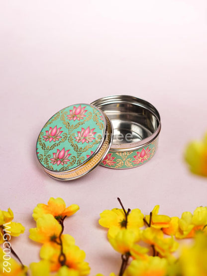 Combo with Digital Printed Tray, Glass & Poori Box - WGC0062