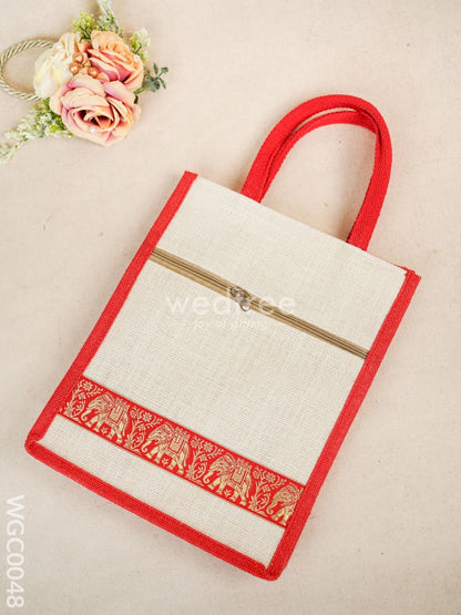 Combo with Meenakari Plate and Jute Bag - WGC0048