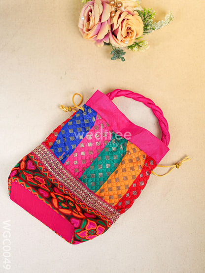 Combo with Pichwai Dry Fruit Jar and Potli Bag - WGC0049