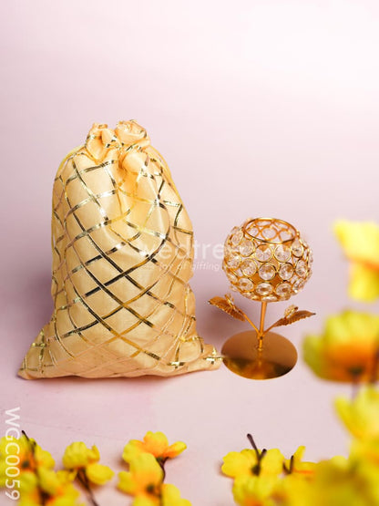 Combo with String Bag & Jhaali Votive - WGC0059