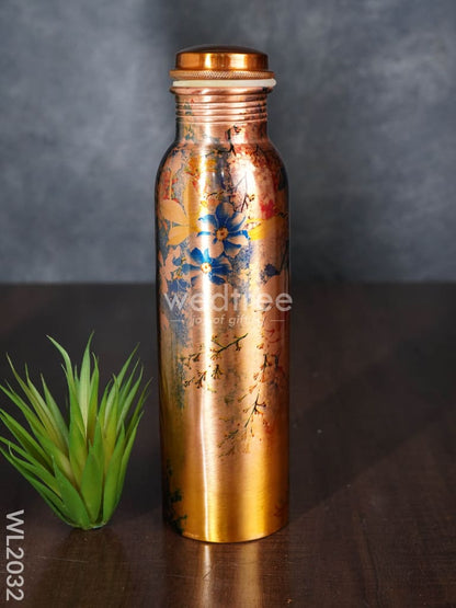 Copper Bottle with Prints - WL2032