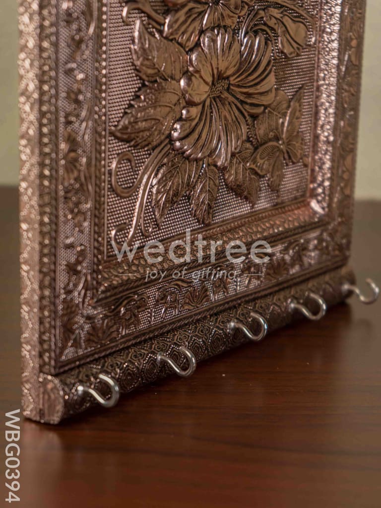 Copper Coated Keystand - Flower Embossing (9 X 10) - WBG0394