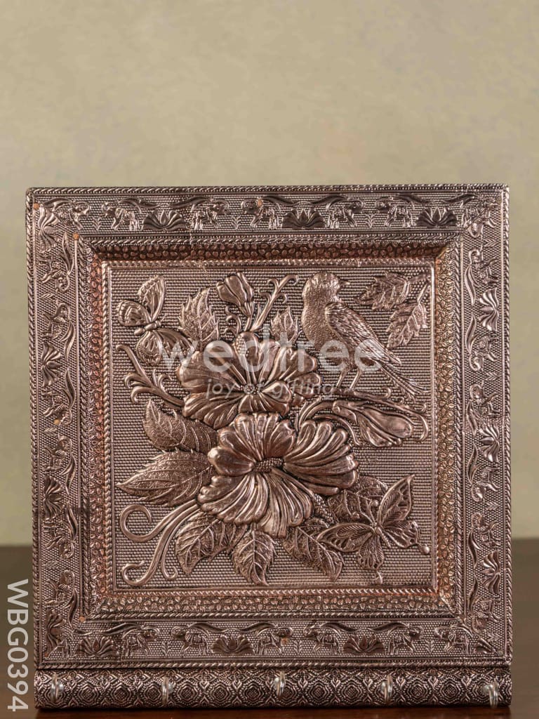 Copper Coated Keystand - Flower Embossing (9 X 10) - WBG0394