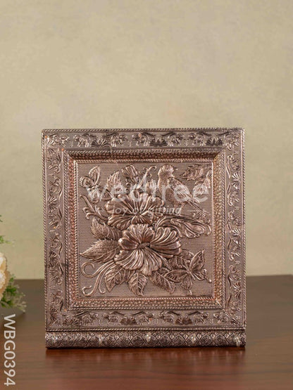 Copper Coated Keystand - Flower Embossing (9 X 10) - WBG0394
