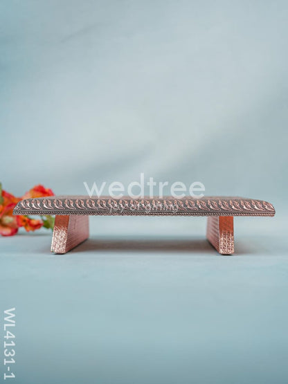 Copper Meenakari Manai (12 x 8) - WL4131-1