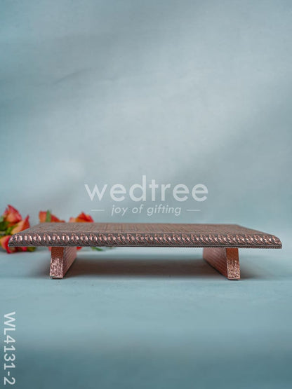Copper Meenakari Manai (15 x10) - WL4131-2