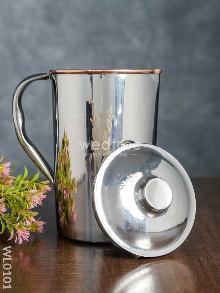 Copper with Stainless Steel Jug Set Plain - WL0101