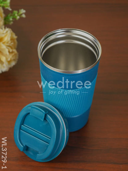 Corporate Gift - Coffee Mug with Lid - Blue - WL3729-1
