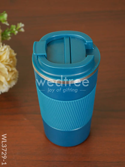 Corporate Gift - Coffee Mug with Lid - Blue - WL3729-1